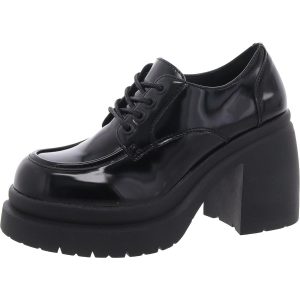 Loafer – Lackleder, Blockabsatz