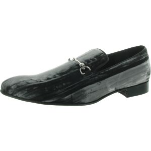 Loafer – verziert, Samt