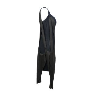 BOTTEGA VENETA Strickkleid – neu mit Etikett, Braun, Schwarz, zweifarbig, Ripp