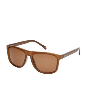 Fossil Herren-Sonnenbrille – quadratisch