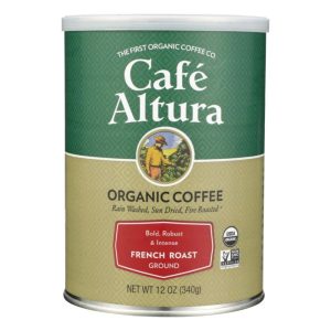 Café Altura – Bio – gemahlen – französische Röstung – Kaffee – 12 oz – Packung – 6