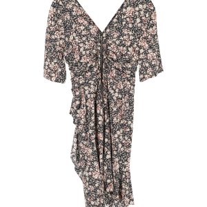 Isabel Marant Kleid – bedruckt, Mini, Schwarz, Viskose