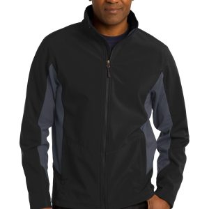 Port Authority Herren-Softshelljacke – Core, Colorblock, J318