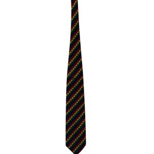 Moschino Krawatte – Streifenmuster, Mehrfarbig, Seide, 7833161957436