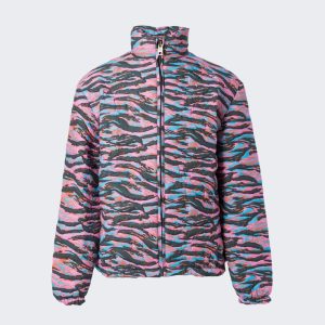 Unisex – bedruckt – gesteppt – Steppjacke