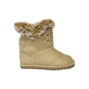 Baby-Stiefel – Mädchen, niedriger Bund, Hellbraun