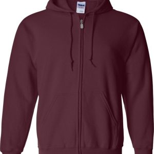 Gildan – Heavy Blend – durchgehender Reißverschluss – Kapuzen-Sweatshirt – 7823694757948