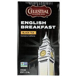 Celestial Seasonings – English Breakfast – Schwarztee – 20 – Beutel – Packung