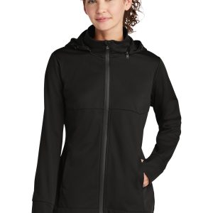 Sport-Tek Damen-Softshelljacke – mit Kapuze, LST980