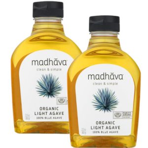 Madhava – Bio – Hellblau – Agavendicksaft – naturbelassen – Süßungsmittel – 23.5 oz – Packung – 2