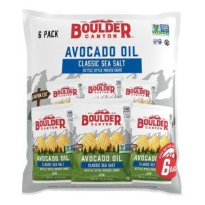 Boulder Canyon – Avocadoöl – Meersalz – Chips – 6 Packung – 7.5 oz – Packung