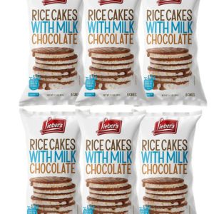 Lieber's – Milchschokolade – Reiswaffeln – 3.1 oz – Packung – 6