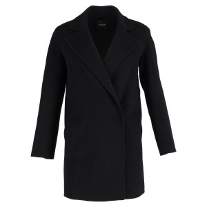 Theory Mantel – Schwarz, Wolle