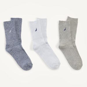 Nautica – halbhohe Socken – 3er-Pack