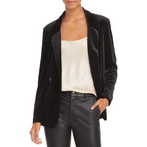 Zweireihiger Blazer – Samt
