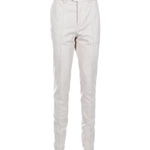 Brunello Cucinelli Hose – schmale Passform, Weiß, Baumwolle, 7748695654460