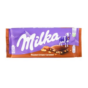 Milka – Erdnüsse – knusprig – Karamell – Riegel – 90g