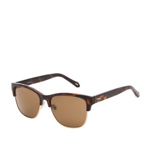 Fossil Damen-Sonnenbrille – quadratisch, 7819968741436