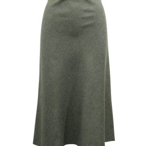 Theory Rock – hoher Bund, Midi, Grau, Viskose, 7765090959420