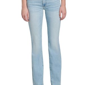 Damen-Jeans – Used-Effekt, mittlere Bundhöhe, Bootcut