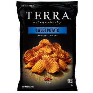 Terra – Chips – Süßkartoffeln – Meersalz – Chips – 5 oz – Packung – 12