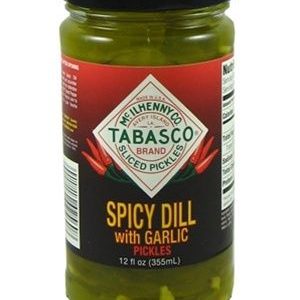 Tabasco – scharf – Knoblauch – Dill – Essiggurken – 12oz