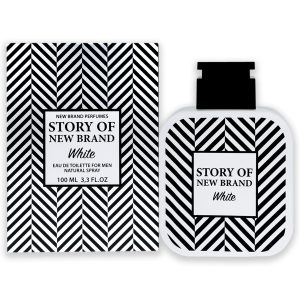Story Of New Brand White von New Brand – 3,3 oz, Eau de Toilette, Spray, für Herren