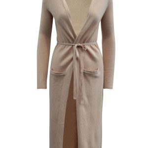 Theory Strickjacke – lang, Rosa, Kaschmir, 7833195937852