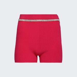 Shorts – verziert, gestrickt