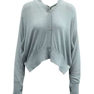 Pullover – Grau, Strickjacke, 7833240797244
