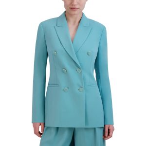 Zweireihiger Blazer – verziert, Langarm