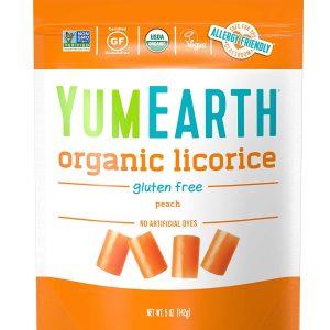 YumEarth – Bio – Lakritz – Pfirsich – 5 oz – Packung – 12