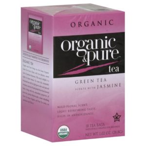 Organic & Pure Grüntee – Jasmin, 18 Beutel, 6er-Pack