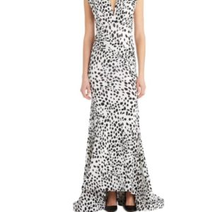 klassisch – Abendkleid – Schwarz – Weiß
