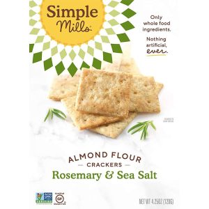 Simple Mills – Mandelmehl – Cracker – Rosmarin – Meersalz