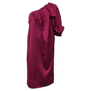 Stella McCartney – eine Schulter frei – Kleid – Rosa – Viskose