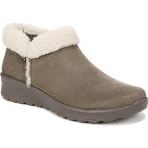 Stiefeletten – Geschenk, Velourslederimitat, zum Hineinschlüpfen