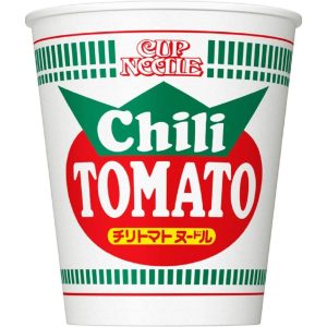 Nissin – Nudeln im Becher – Chili – Tomaten – Nudeln im Becher – Packung – 3