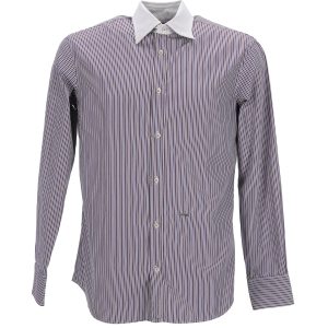 Hemd – Dsquared2, Streifenmuster, Mehrfarbig, Baumwolle, 7748760010812