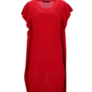 Balenciaga Kleid – gestrickt, Mini, Rot, Wolle, 7748780490812
