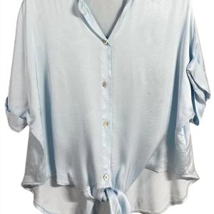 zum Binden vorne – Hemd – Himmelblau – 7732509278268