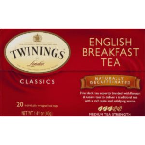 Twinings – entkoffeiniert – English Breakfast – Tee – 20 – Beutel – Packung – 1