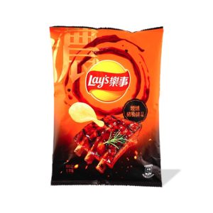 Lay's – Kartoffelchips – geräuchert – Schweinefleisch – Ripp