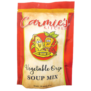 Gemüse – Orzo – Suppe – Mischung