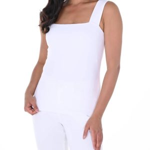 Top – ärmellos, Gebrochenes Weiß, 7676606414908