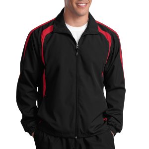 Sport-Tek Herren-Jacke – Langgröße, Colorblock, Raglan, TJST60