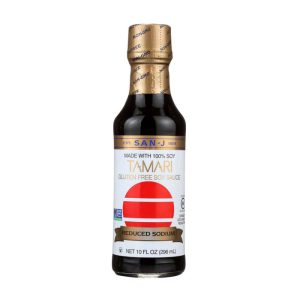 San-J – glutenfrei – Sojasauce – natriumreduziert – 10 fl oz