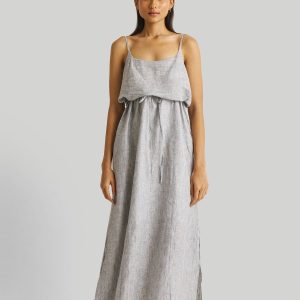 Hemdkleid – Ballonärmel, Weiß