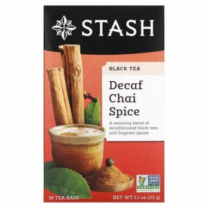 Stash – Chai – Gewürze – entkoffeiniert – Tee – 18 – Beutel – Packung – 6