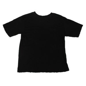 Unravel Project – lang – Used-Effekt – T-Shirt – Schwarz